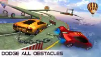 Impossible Flying Chained Car Games Screen Shot 9
