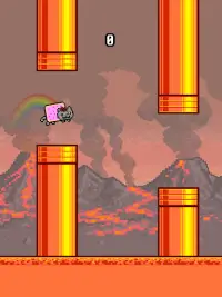 Flappy Nyan: flying cat wings Screen Shot 12