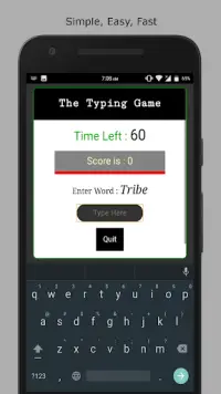 The Typing Game Screen Shot 4