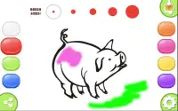 🐷 Juegos de colorear sin internet: Pig Paintbox Screen Shot 0