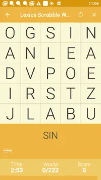 Lexica Scrabble Words Screen Shot 1