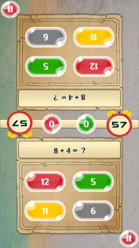 Math Duel: 2 Player Math Game Screen Shot 3