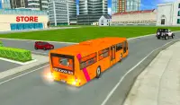 Kids City School Bus driving Game Screen Shot 1
