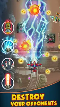 Sky Force: Combat Attack Space Shooting Screen Shot 1