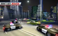 شرطة ليل سيارة هرب 3D Screen Shot 13
