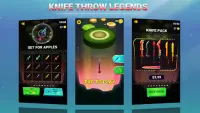 Knife Throw Legends : Knife Throw 3D Part 2 Screen Shot 0