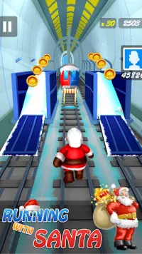 Subway Santa Surf Runner: Santa Run Game Adventure Screen Shot 2