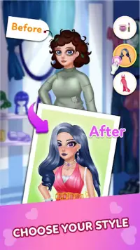 Love Stories : Puzzle Dressup Screen Shot 1