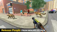 Police Dog VS Wild Wolf Attack Survival City Screen Shot 5