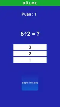 Matematik 4 İşlem Oyunu Screen Shot 2