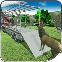 محاكاة شاحنة الحيوانات البرية: لعبة نقل الحيوانات