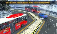 Uphill Bus Drive: Рождественский автобусный Screen Shot 0