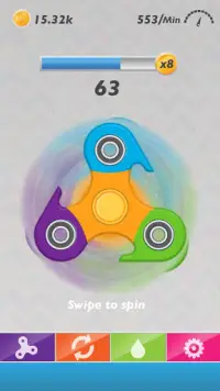 Fidget Spinner - Free Fidget Spinner Game for Kids Screen Shot 3