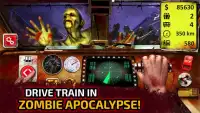 Zombie Train Driving Screen Shot 0