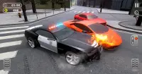 Samochód policyjny vs złodziej gry samochodowe Screen Shot 1