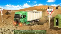 Camionista dell'esercito: simulatore di camion Screen Shot 4