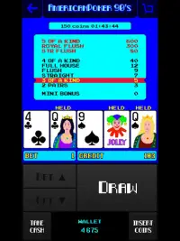 American Poker 90's Casino Screen Shot 8