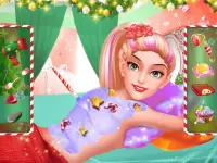 Công chúa trang điểm và dress up Salon game Screen Shot 2