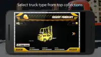 Forklift Transporter Truck 3D Screen Shot 2