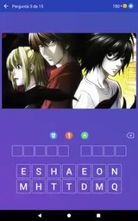 Quiz e jogo de Anime: Adivinhe por Fotos Screen Shot 16