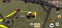 Tractor-rijsimulator met aanhanger: boerderijspel Screen Shot 2