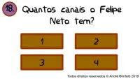 Gênio Quiz Felipe Neto – Jogo de Perguntas Screen Shot 1
