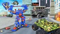 Jeu d'attaque de missiles Hero Ranger Truck 3D Screen Shot 2