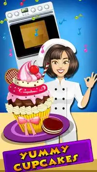 Cupcake Maker - Juegos de coci Screen Shot 4