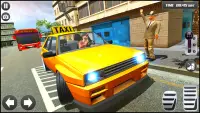 미친 택시 모의 실험 장치: 택시 드라이버의 게임 Screen Shot 1