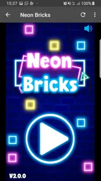 Neon Bricks Screen Shot 4