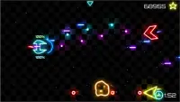 Spazio profondo:galassia sparatutto arcade al neon Screen Shot 0