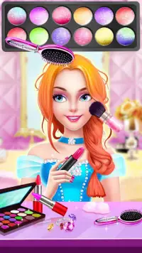 Long Hair Princess Salon Games Screen Shot 2