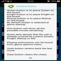 Chess Queen,Knight and Bishop Problem Screen Shot 7