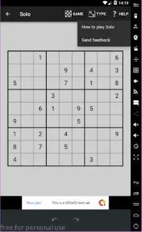 Sudoku Mobile Free Screen Shot 3