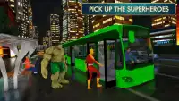 SuperHero City Bus Driver : Intercity MegaBus Screen Shot 0