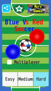 Blue Vs Red: Playing Football on Super Soccer Ball Screen Shot 2