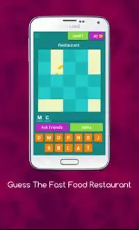 Guess the Fast Food Restaurant Screen Shot 0