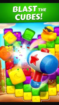Toon Pet Crush: Toy Cube Puzzl Screen Shot 0