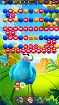 Bubble Monsters - Fun and cute bubble shooter Screen Shot 2