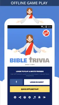 Bible Trivia Quiz Game -  Free Screen Shot 0