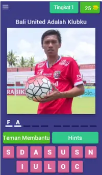 Tebak Pemain Liga 1 Indonesia Screen Shot 0