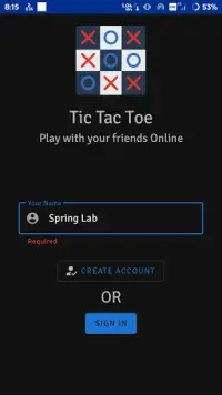 Tic Tac Toe - Online Screen Shot 0