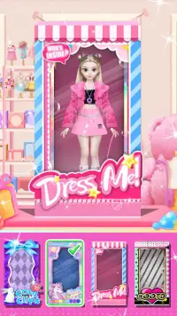 Doll dress up & makeup games Screen Shot 5