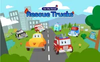 Car City Heroes: Rescue Trucks Screen Shot 8