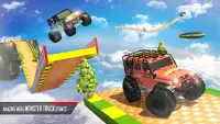 Monster Truck Game: Impossible Car Stunts 3D Screen Shot 0