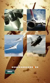 航空機のパズル Screen Shot 1