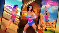 Grand Superhero Wonder Warrior Girl Fighter Game Screen Shot 0