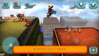 オートバイレースクラフト：モトゲーム＆ビルの3D Screen Shot 1