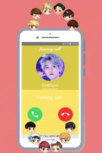 Exo Video Call Prank: Appelez avec Exo kpop Bias Screen Shot 3