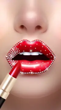 Lip Art Beauty DIY Makeup Game Screen Shot 2